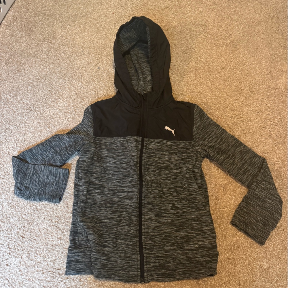 Puma Charcoal and Black Jacket